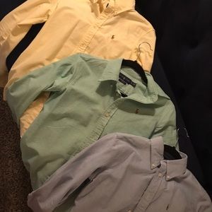 Ralph Lauren Oxford custom fit shirts